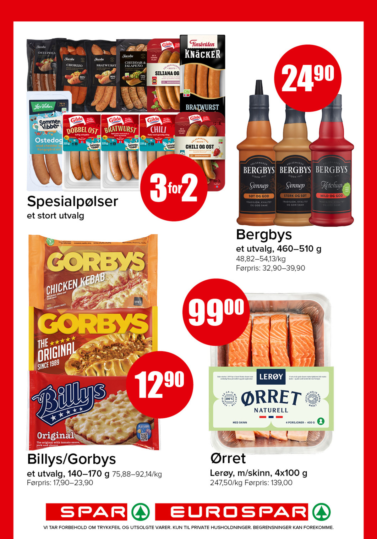 Se Spar - Eurospar kundeavis for uke 20 på Tilbudsuken.no. Se gode tilbud på mange varer, f.eks. ostedog leiv vidar eller knäcker bratwurst finsbråten. Les kundeavisen her! Side 9