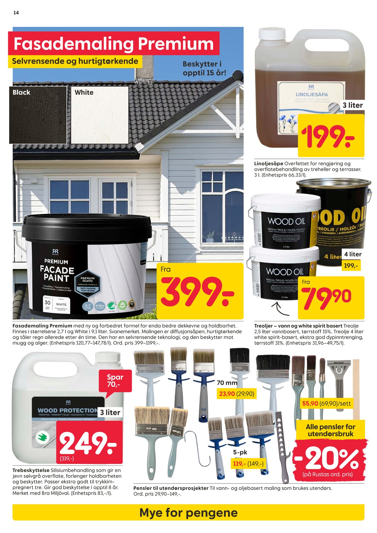 Se Rusta kundeavis for uge 20 på Tilbudsuken.no. Se gode tilbud på mange varer. Les kundeavisen her! Side 14