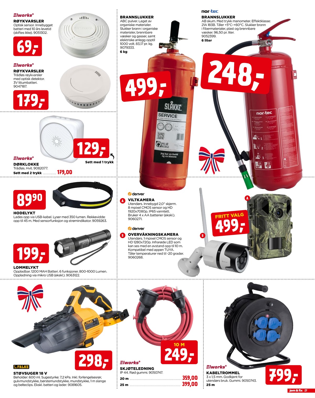 Se Jem & Fix kundeavis for uge 20 på Tilbudsuken.no. Se gode tilbud på mange varer. Les kundeavisen her! Side 27