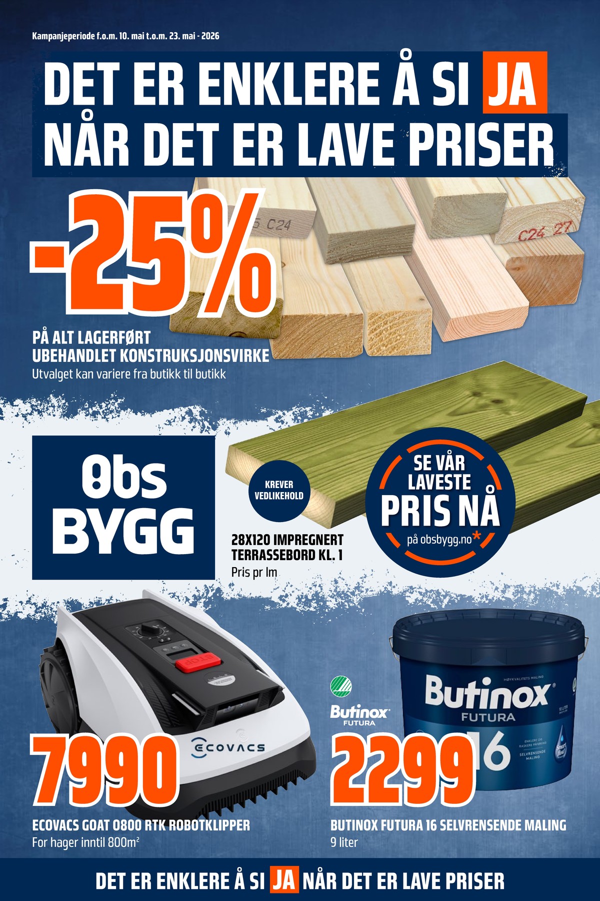 Se Coop Obs Bygg kundeavis for uge 20 på Tilbudsuken.no. Se gode tilbud på mange varer. Les kundeavisen her! Side 1