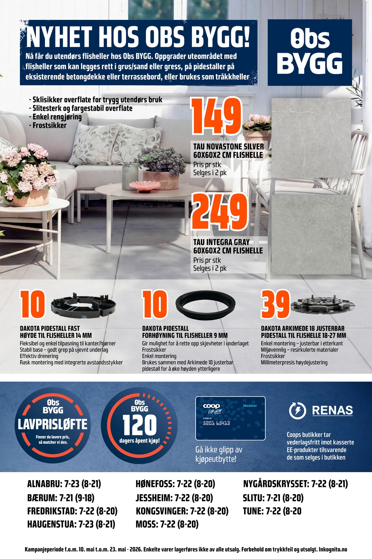 Se Coop Obs Bygg kundeavis for uge 20 på Tilbudsuken.no. Se gode tilbud på mange varer. Les kundeavisen her! Side 30