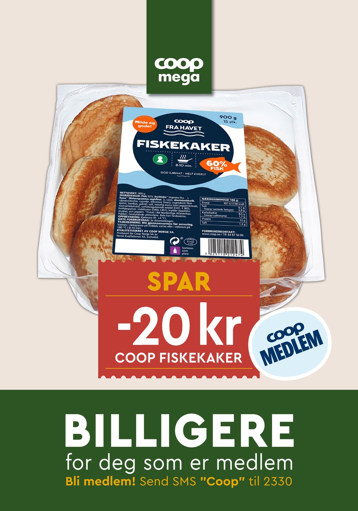 Se Coop Mega kundeavis for uge 21 på Tilbudsuken.no. Se gode tilbud på mange varer. Les kundeavisen her! Side 32