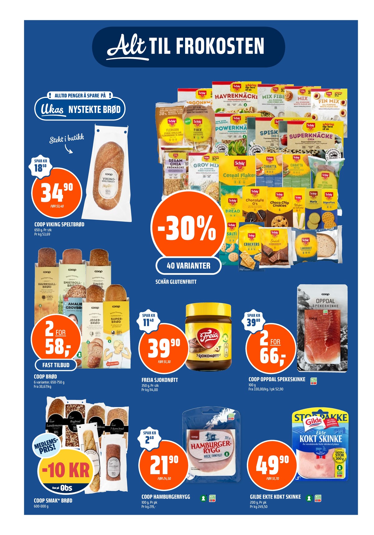 Se Coop Obs kundeavis for uke 21 på Tilbudsuken.no. Se gode tilbud på mange varer, f.eks. brød coop eller andre varer. Les kundeavisen her! Side 4