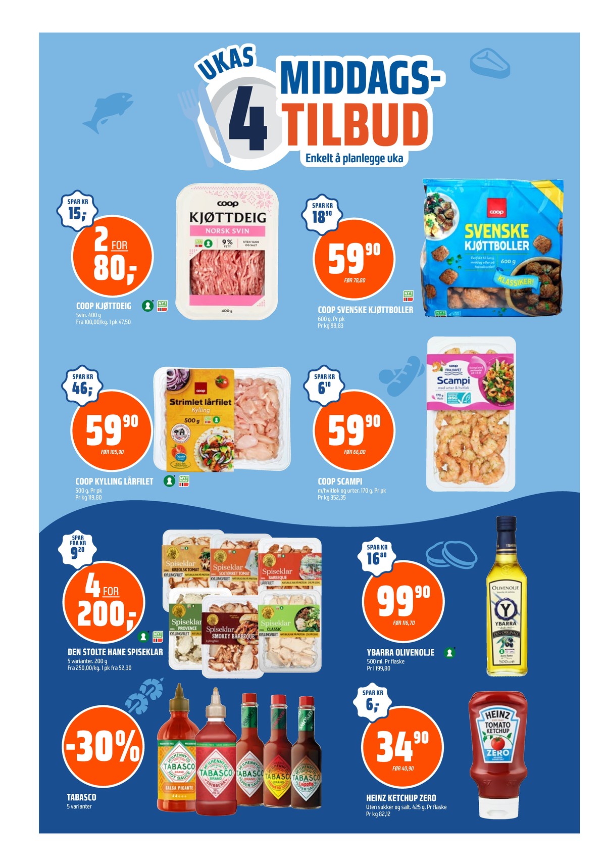Se Coop Obs kundeavis for uke 21 på Tilbudsuken.no. Se gode tilbud på mange varer, f.eks. kjøttdeig coop eller kjøttboller coop. Les kundeavisen her! Side 10