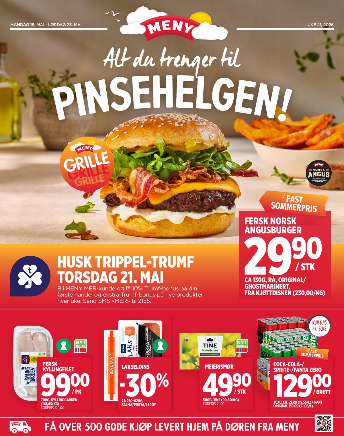 Se Meny kundeavis for uge 21 på Tilbudsuken.no. Se gode tilbud på mange varer. Les kundeavisen her! Side 1