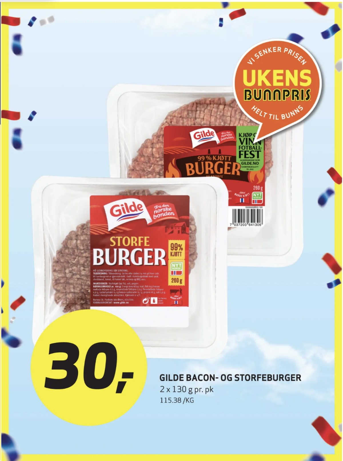 Se Bunnpris kundeavis for uke 21 på Tilbudsuken.no. Se gode tilbud på mange varer, f.eks. burger gilde eller andre varer. Les kundeavisen her! Side 3