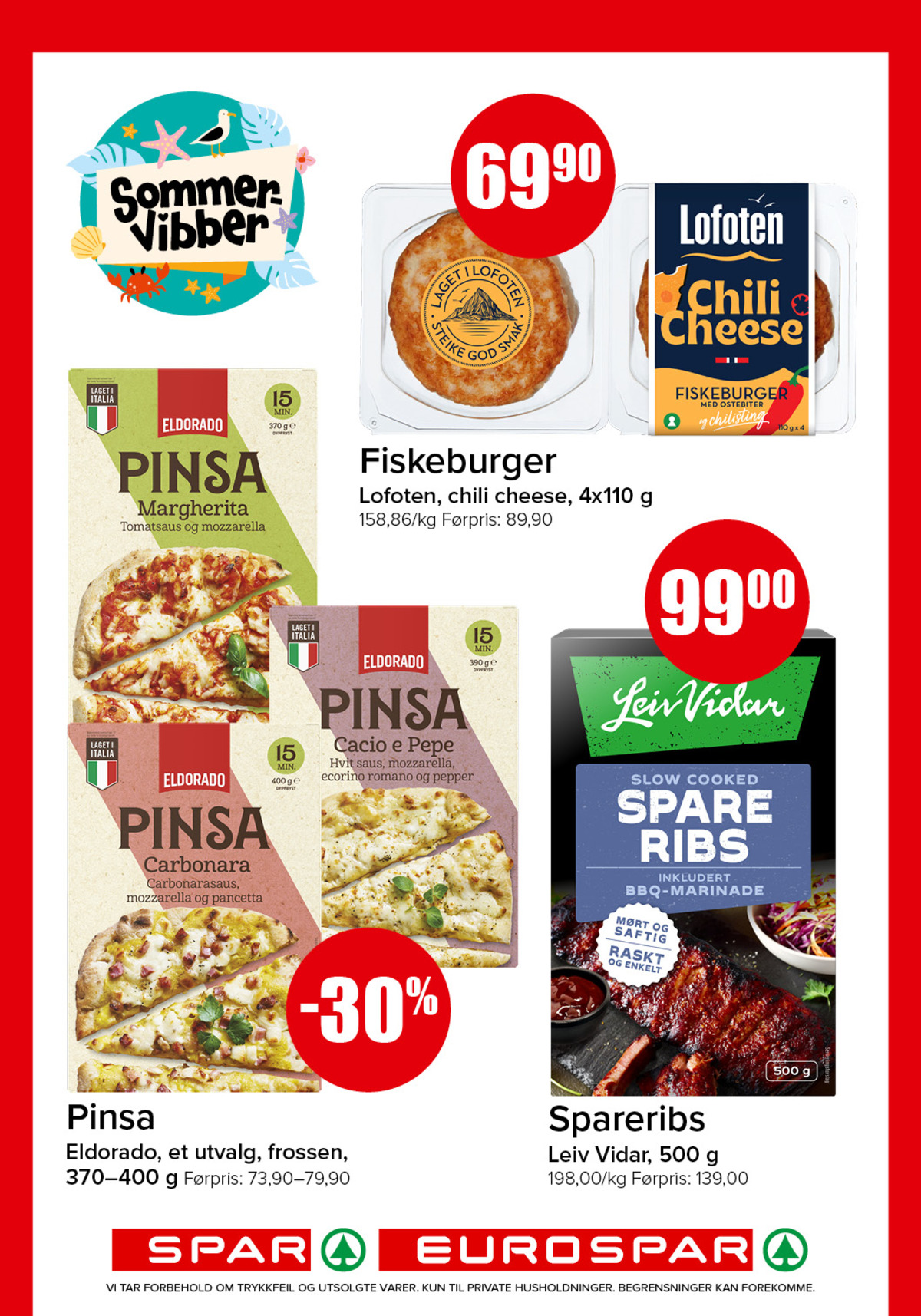 Se Spar - Eurospar kundeavis for uke 21 på Tilbudsuken.no. Se gode tilbud på mange varer, f.eks. fiskeburger lofoten eller spareribs leiv vidar. Les kundeavisen her! Side 6