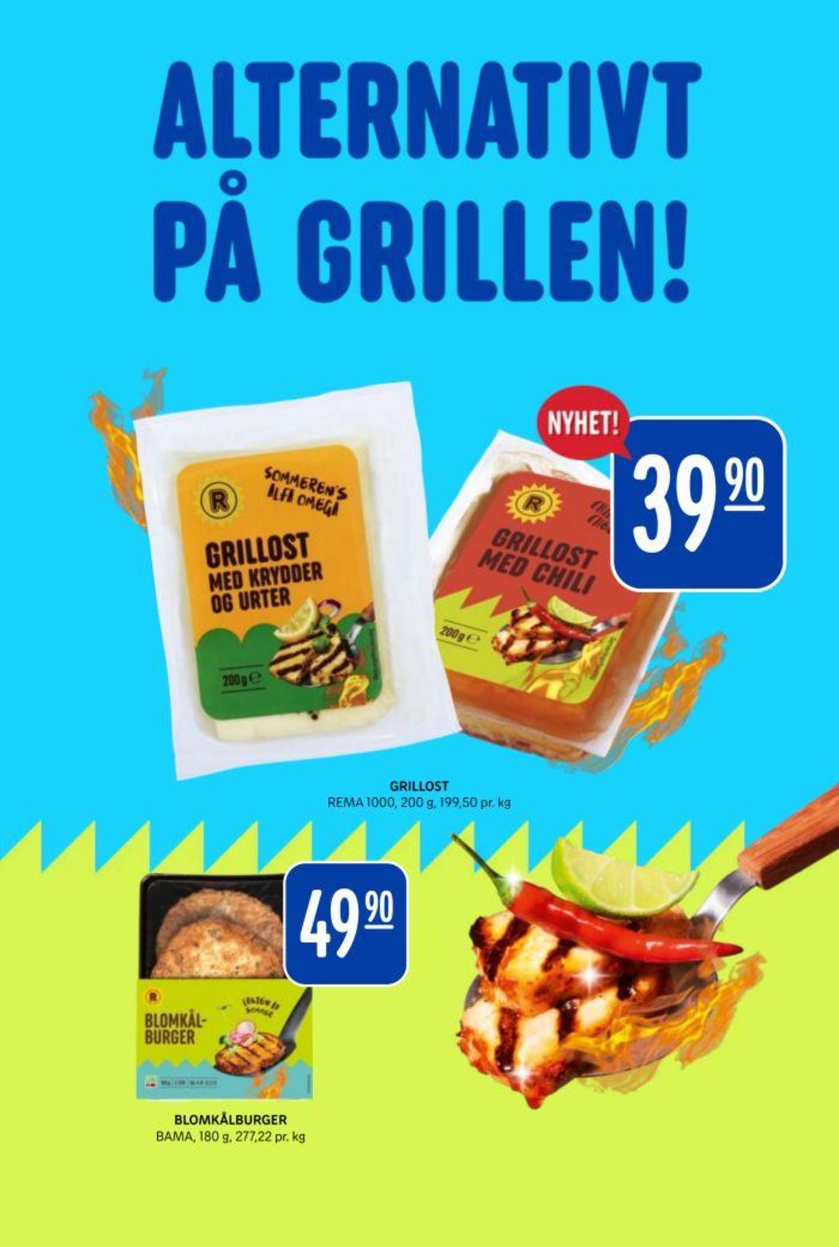 Se Rema 1000 kundeavis for uke 21 på Tilbudsuken.no. Se gode tilbud på mange varer, f.eks. grillost rema 1000 eller vegetarburger bama. Les kundeavisen her! Side 34