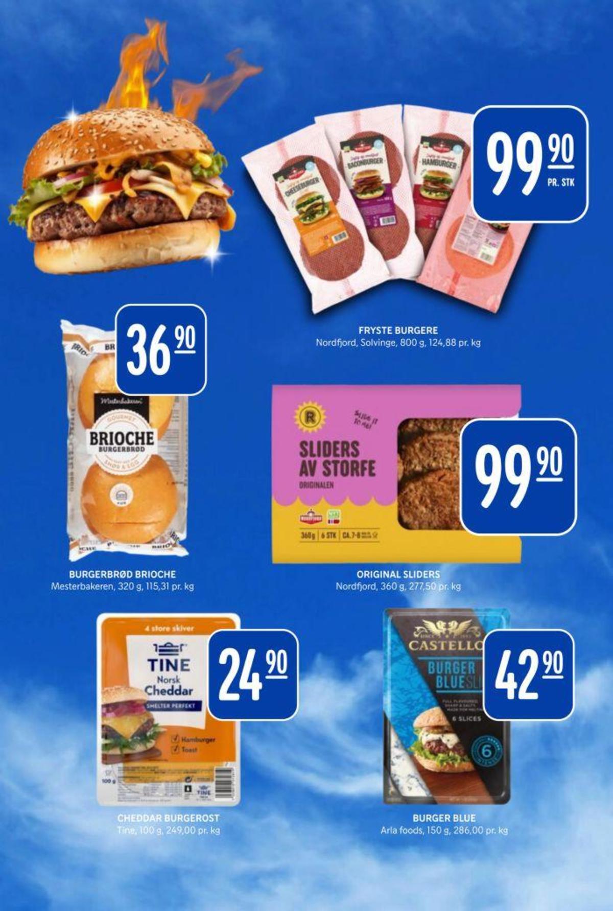 Se Rema 1000 kundeavis for uke 21 på Tilbudsuken.no. Se gode tilbud på mange varer, f.eks. hamburgerbrød brioche mesterbakeren eller cheddar tine. Les kundeavisen her! Side 38
