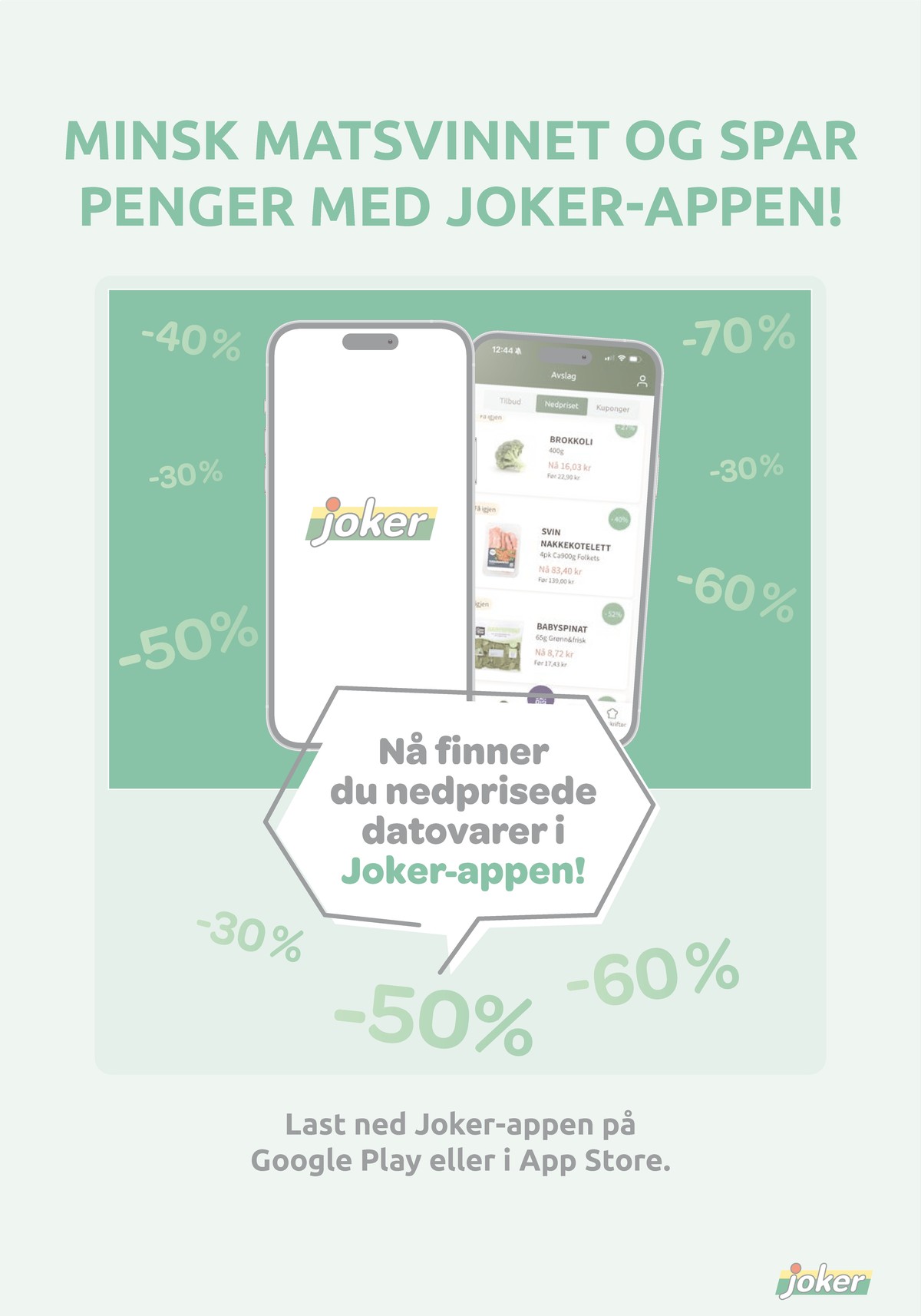 Se Joker kundeavis for uge 21 på Tilbudsuken.no. Se gode tilbud på mange varer. Les kundeavisen her! Side 22