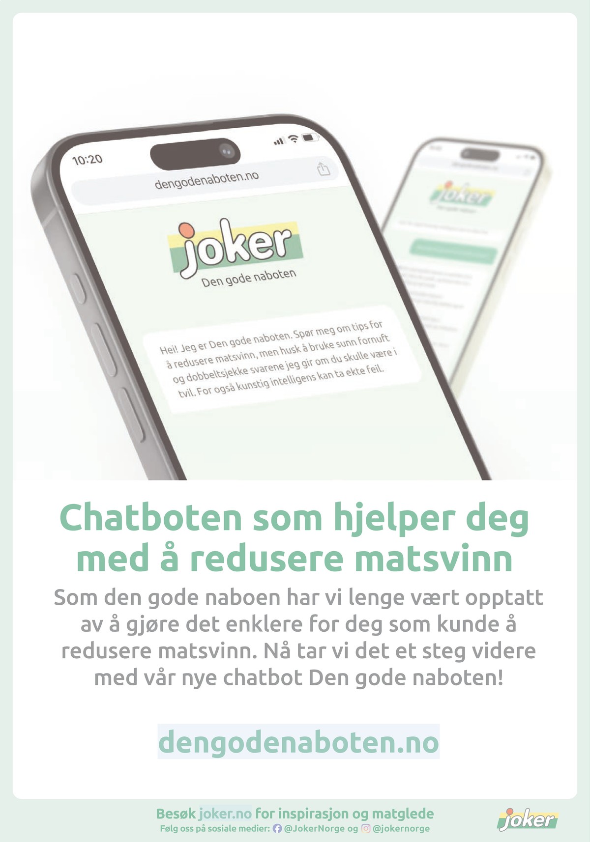 Se Joker kundeavis for uge 21 på Tilbudsuken.no. Se gode tilbud på mange varer. Les kundeavisen her! Side 27