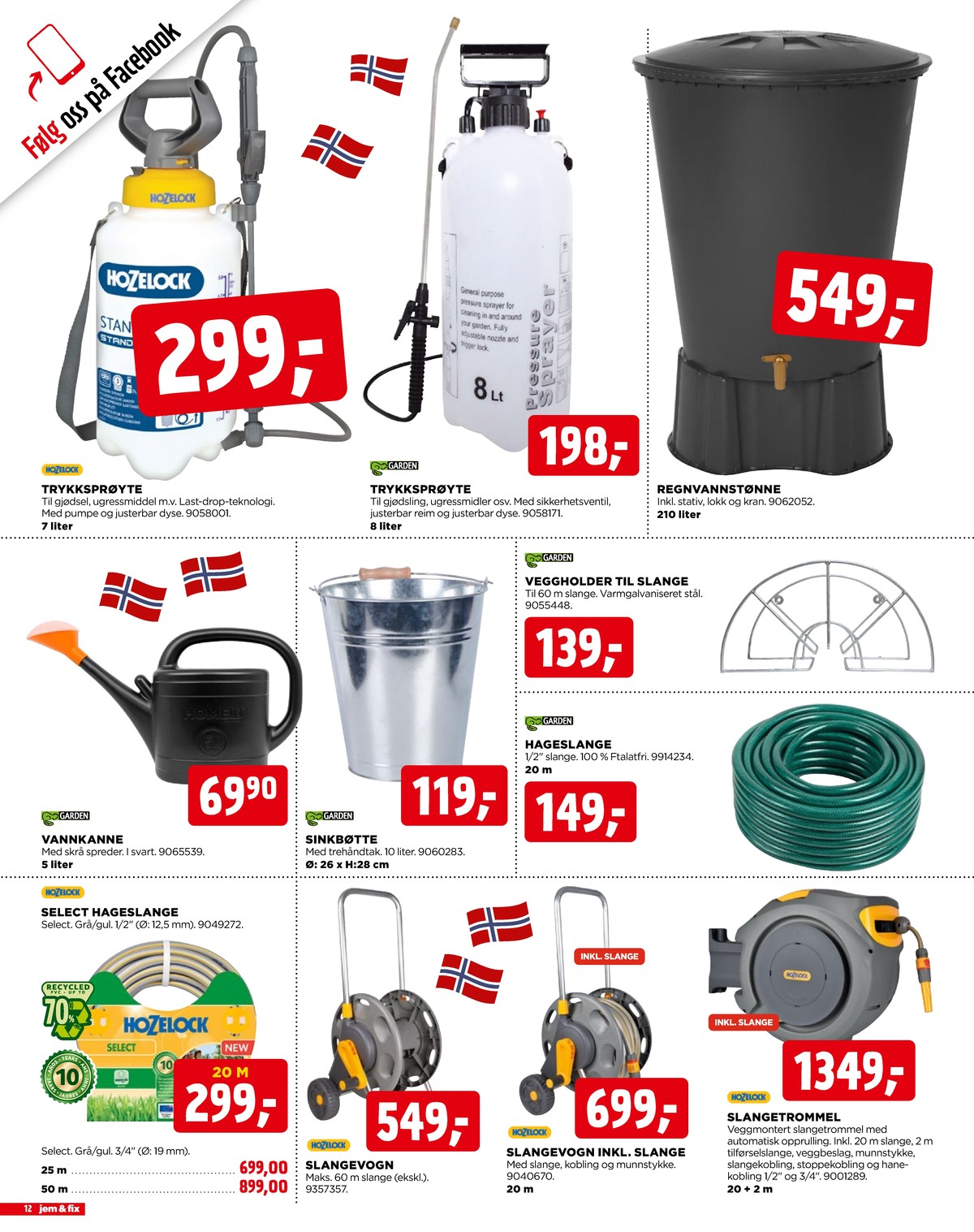 Se Jem & Fix kundeavis for uge 21 på Tilbudsuken.no. Se gode tilbud på mange varer. Les kundeavisen her! Side 12