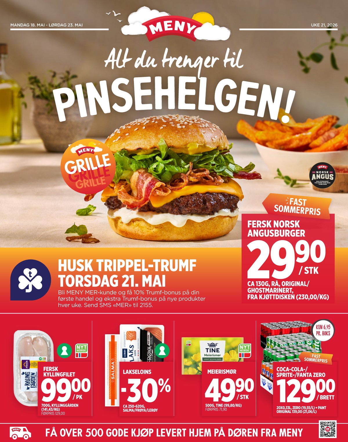 Se Meny kundeavis for uge 21 på Tilbudsuken.no. Se gode tilbud på mange varer. Les kundeavisen her! Side 1