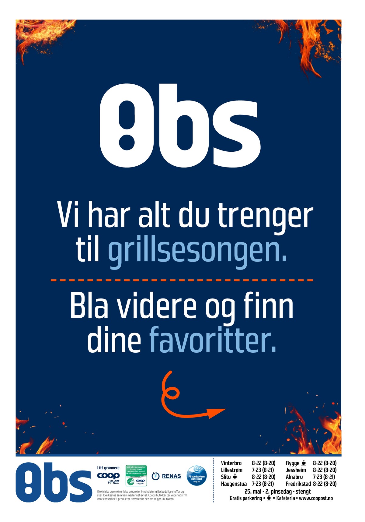 Se Coop Obs kundeavis for uge 21 på Tilbudsuken.no. Se gode tilbud på mange varer. Les kundeavisen her! Side 27