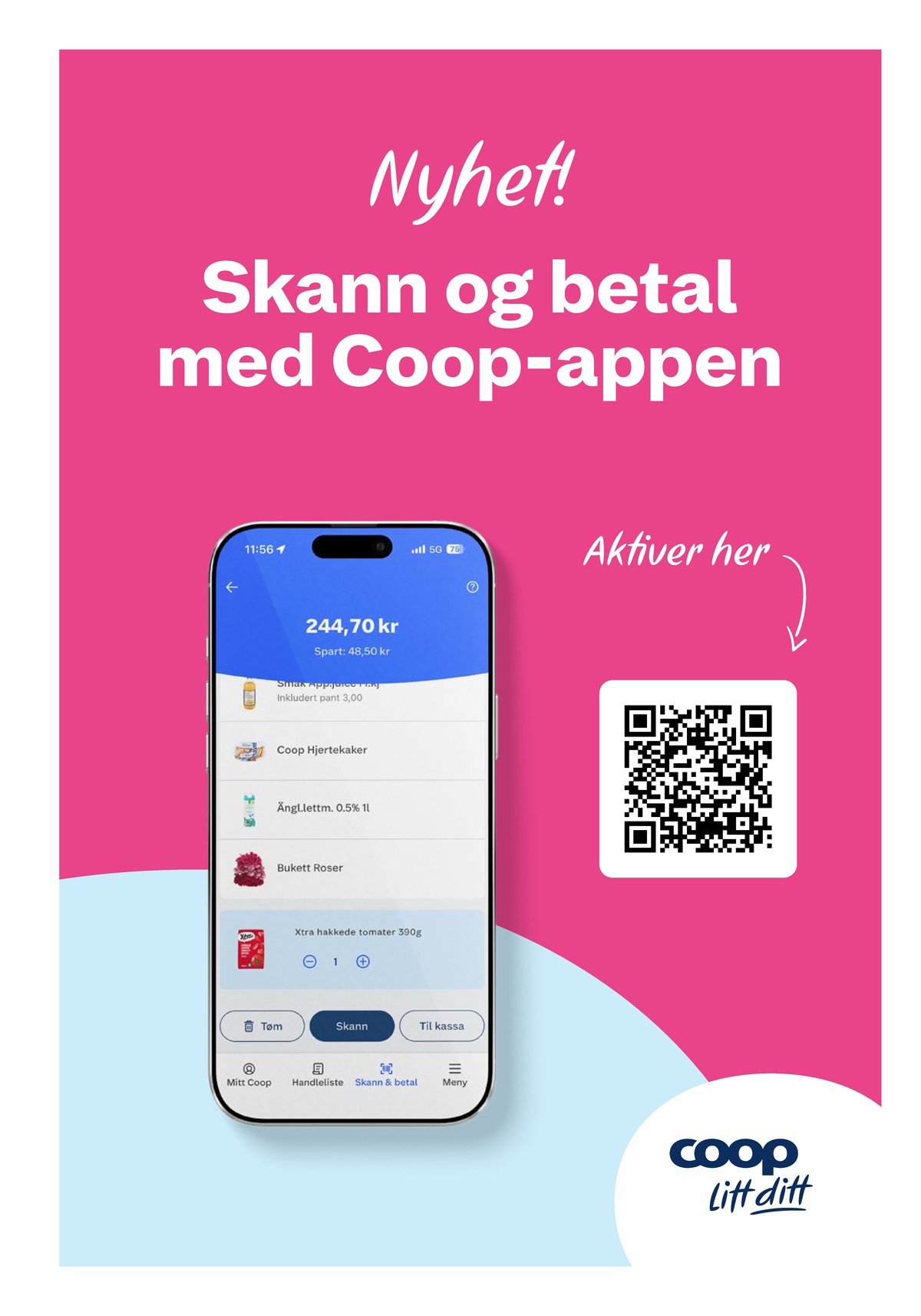 Se Coop Obs kundeavis for uge 21 på Tilbudsuken.no. Se gode tilbud på mange varer. Les kundeavisen her! Side 36