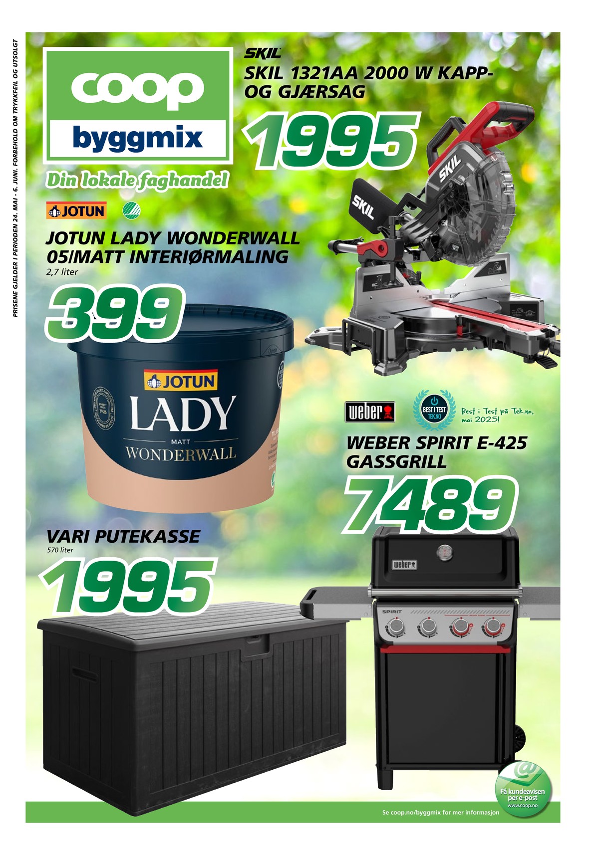 Se Coop Byggmix kundeavis for uge 21 på Tilbudsuken.no. Se gode tilbud på mange varer. Les kundeavisen her! Side 1
