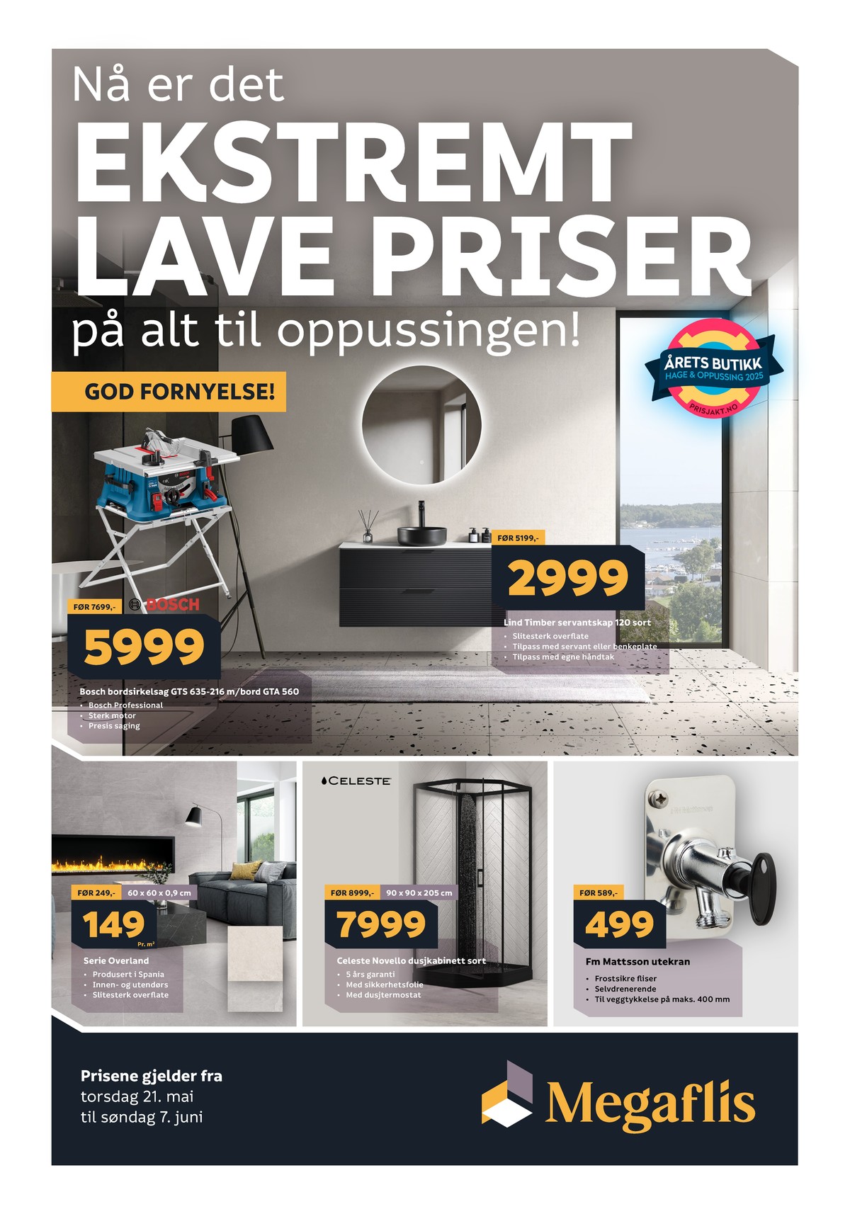 Se Megaflis kundeavis for uge 22 på Tilbudsuken.no. Se gode tilbud på mange varer. Les kundeavisen her! Side 1