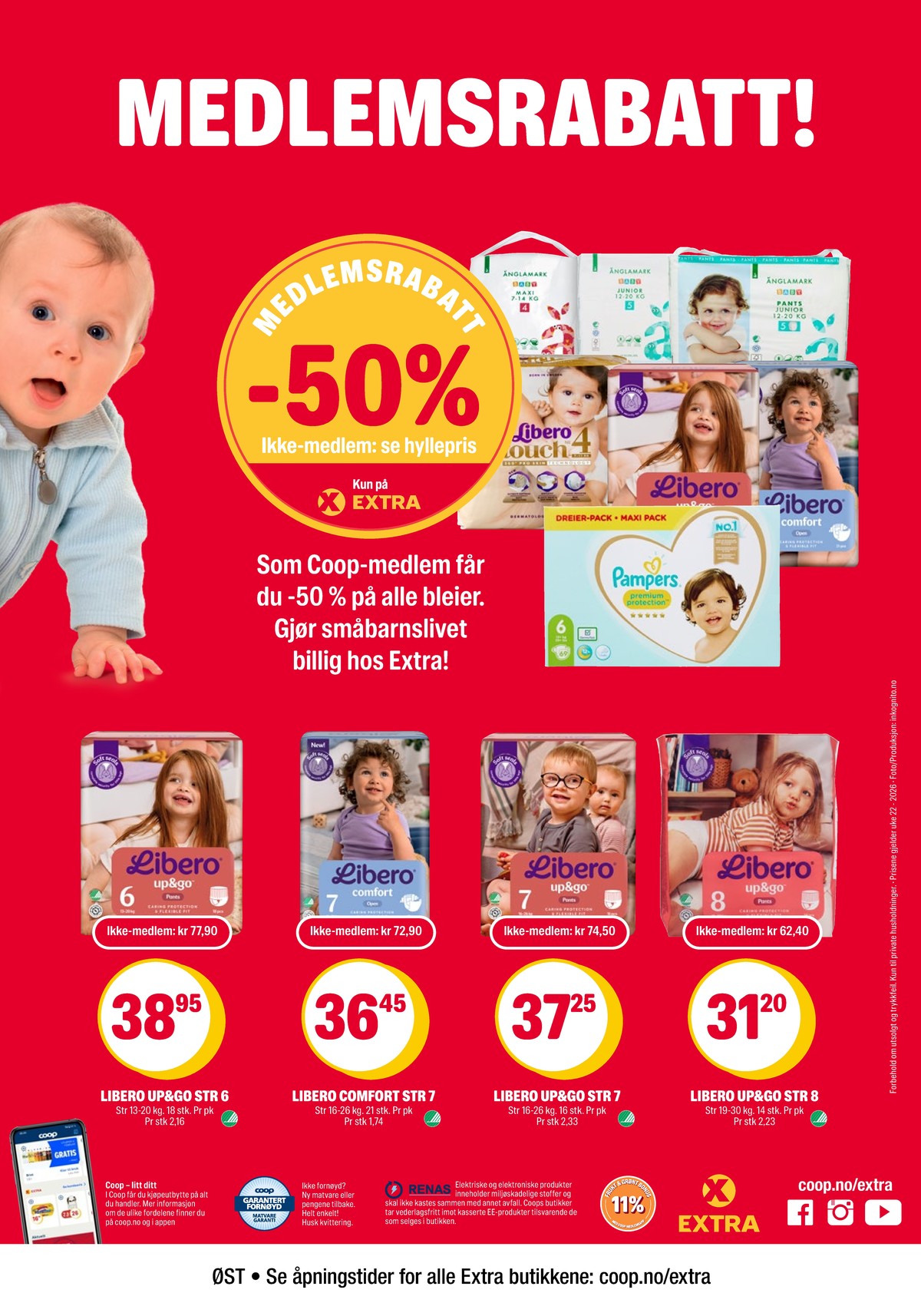 Se Coop Extra kundeavis for uge 22 på Tilbudsuken.no. Se gode tilbud på mange varer. Les kundeavisen her! Side 29