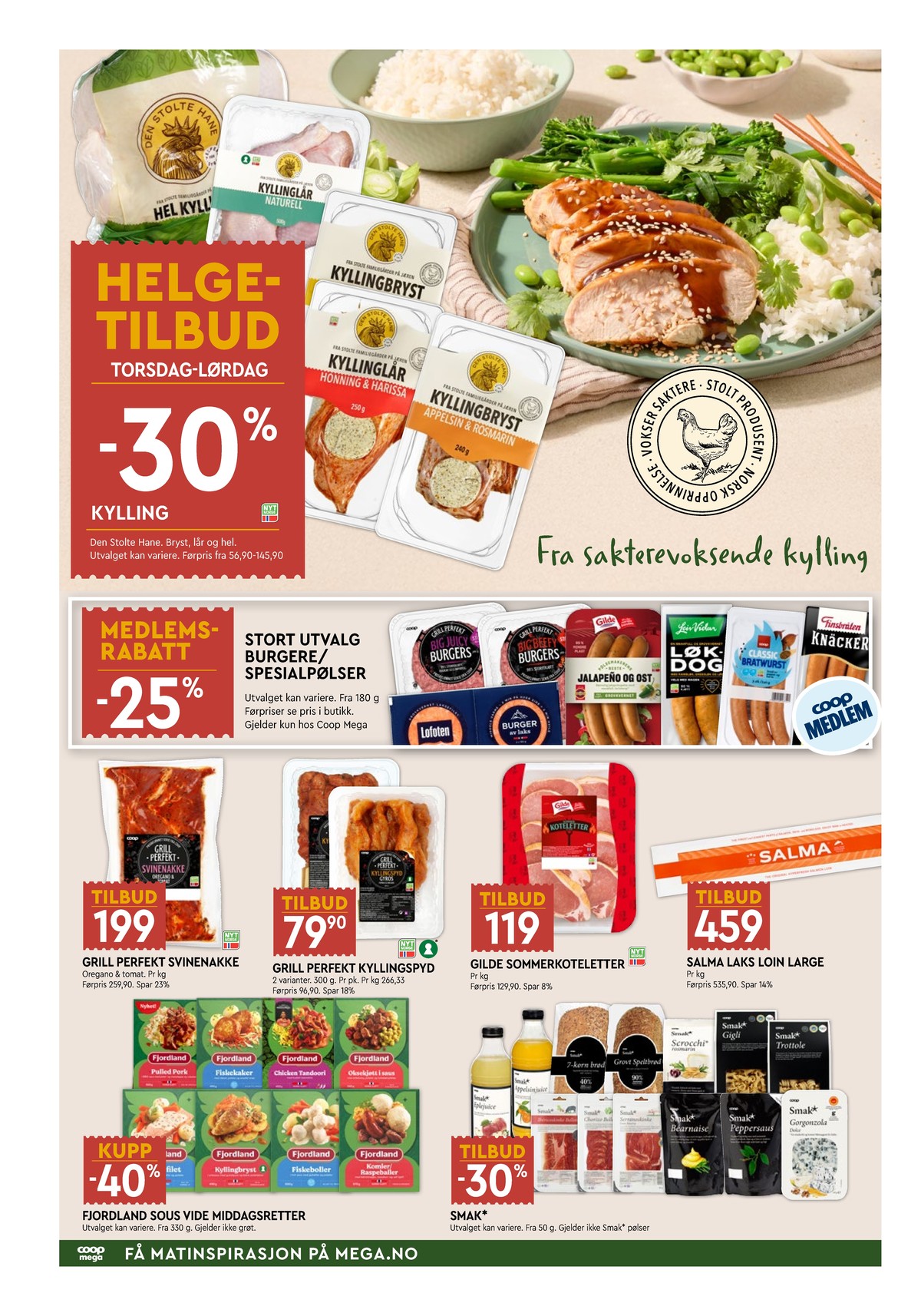 Se Coop Mega kundeavis for uge 22 på Tilbudsuken.no. Se gode tilbud på mange varer. Les kundeavisen her! Side 2