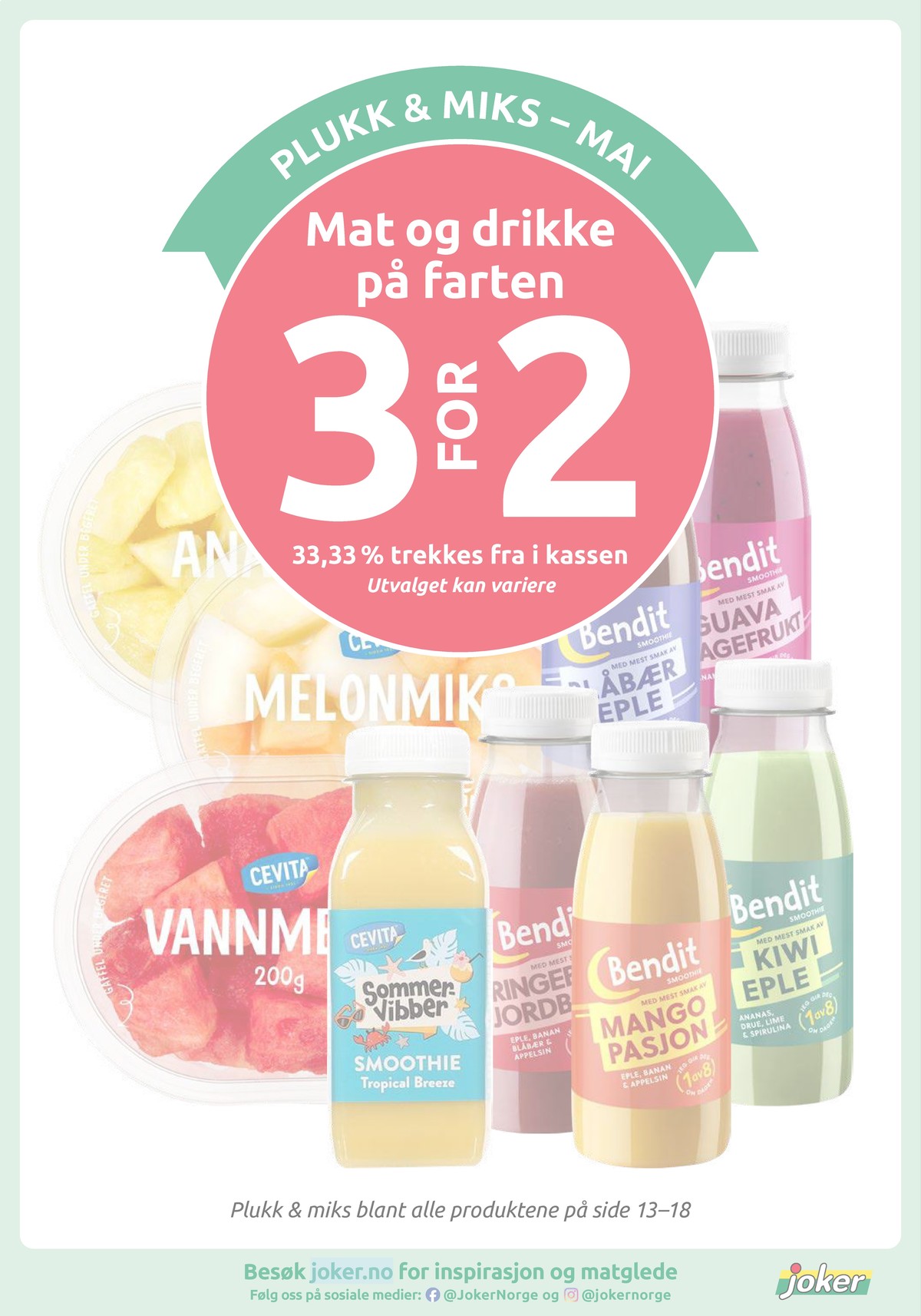 Se Joker kundeavis for uge 22 på Tilbudsuken.no. Se gode tilbud på mange varer. Les kundeavisen her! Side 17