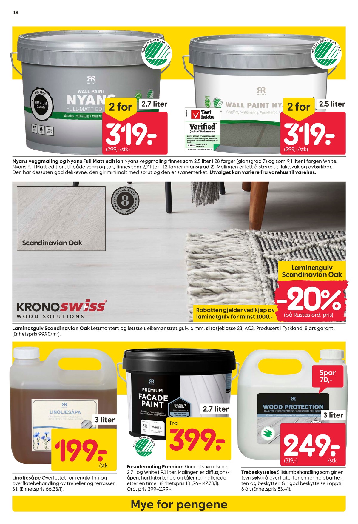 Se Rusta kundeavis for uge 22 på Tilbudsuken.no. Se gode tilbud på mange varer. Les kundeavisen her! Side 18