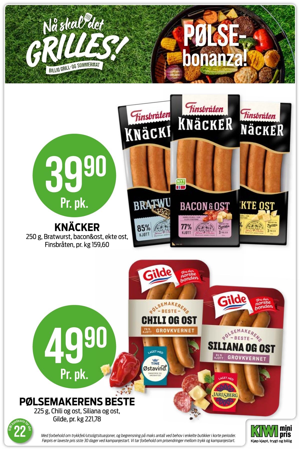 Se Kiwi kundeavis for uge 22 på Tilbudsuken.no. Se gode tilbud på mange varer. Les kundeavisen her! Side 13