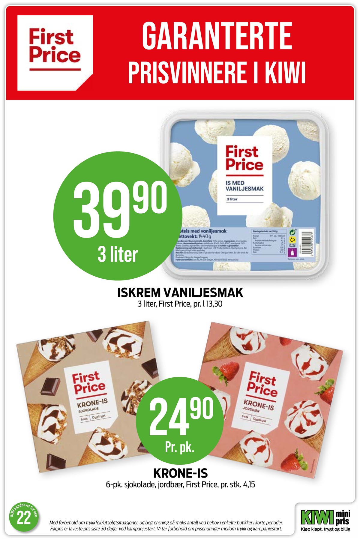 Se Kiwi kundeavis for uge 22 på Tilbudsuken.no. Se gode tilbud på mange varer. Les kundeavisen her! Side 27