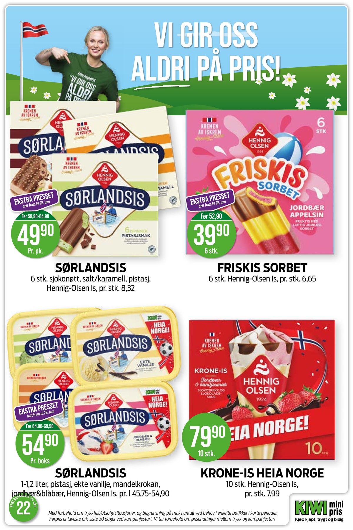 Se Kiwi kundeavis for uge 22 på Tilbudsuken.no. Se gode tilbud på mange varer. Les kundeavisen her! Side 7