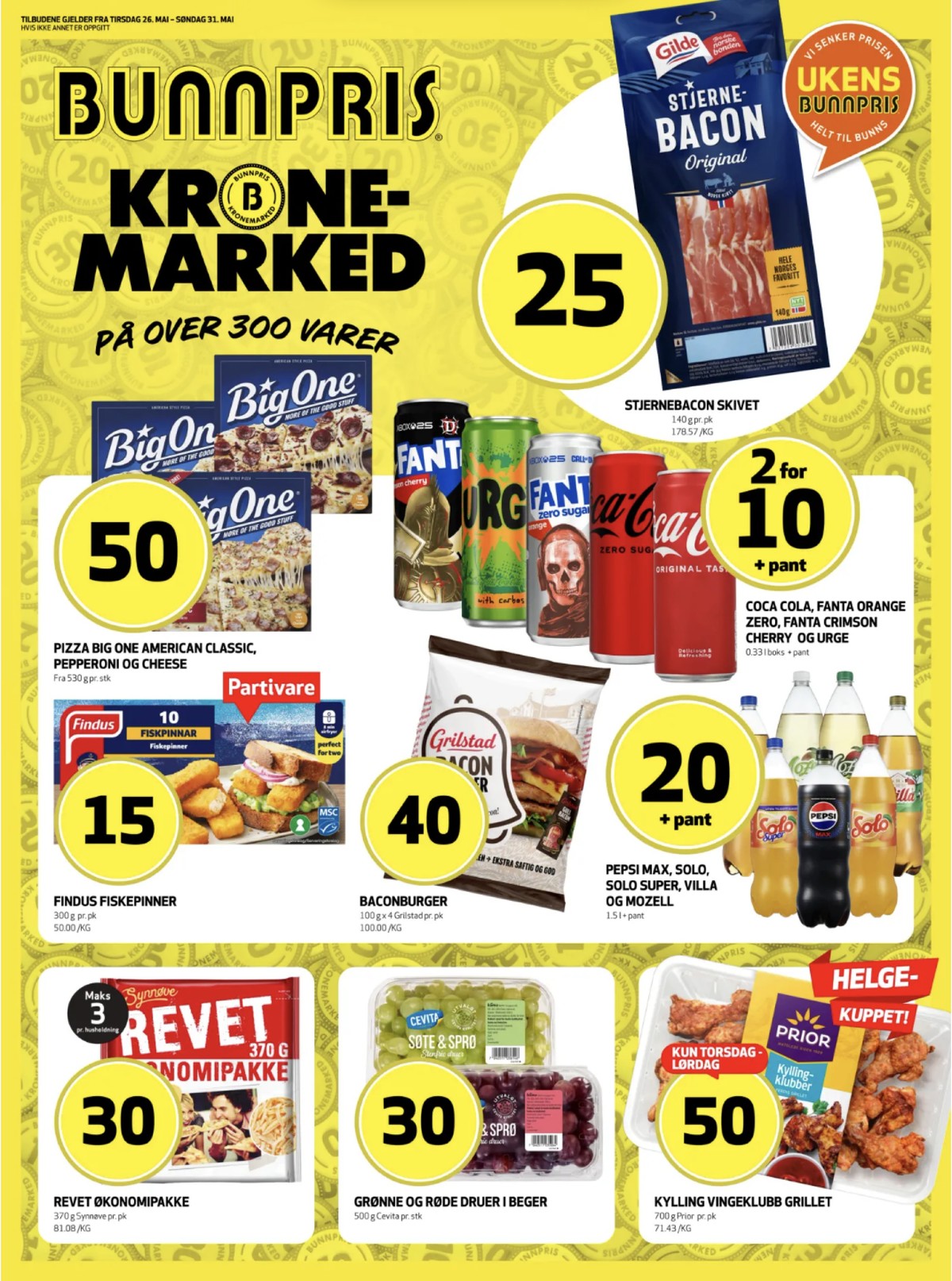Se Bunnpris kundeavis for uge 22 på Tilbudsuken.no. Se gode tilbud på mange varer. Les kundeavisen her! Side 1