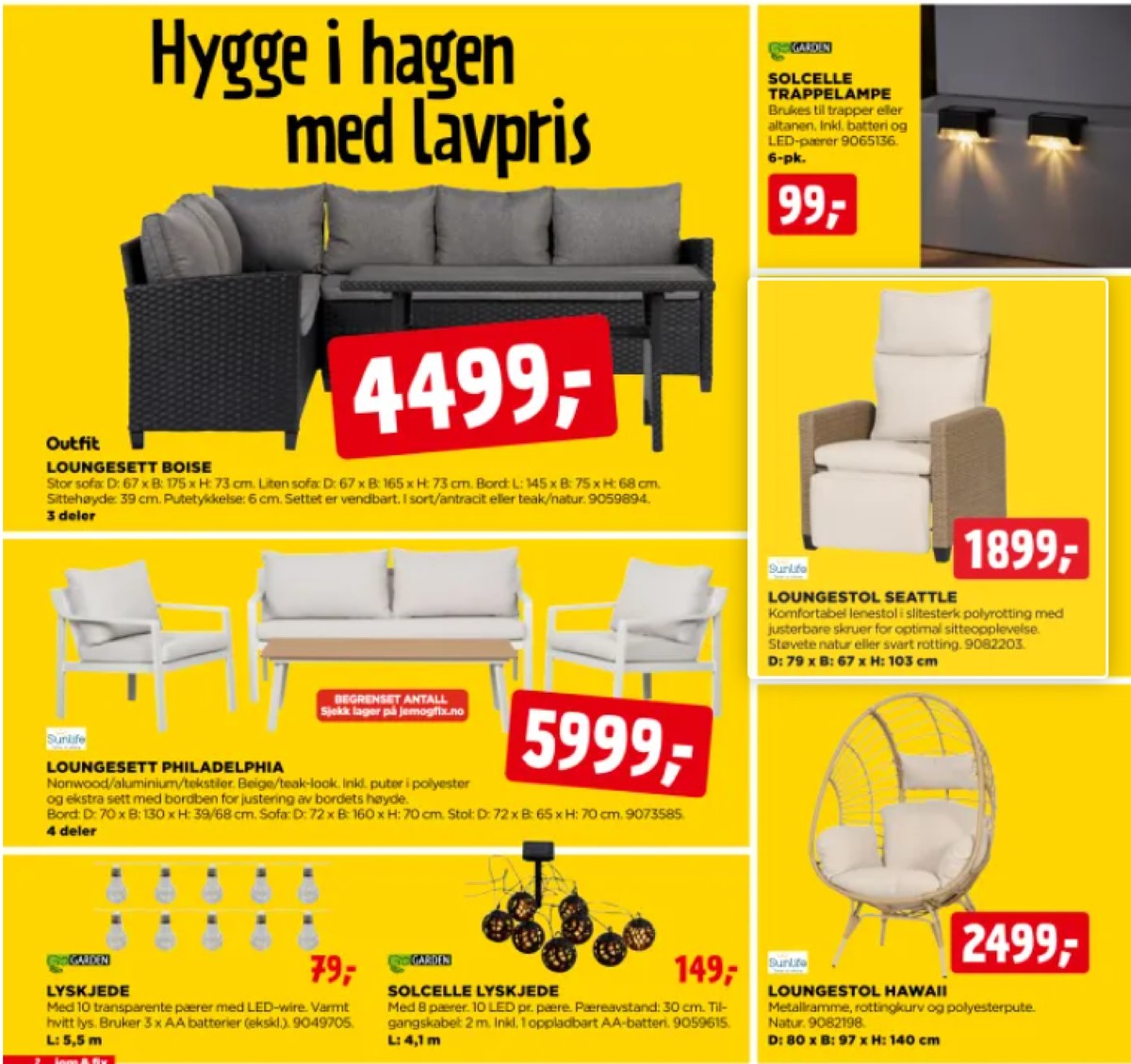 Se Jem & Fix kundeavis for uge 22 på Tilbudsuken.no. Se gode tilbud på mange varer. Les kundeavisen her! Side 2