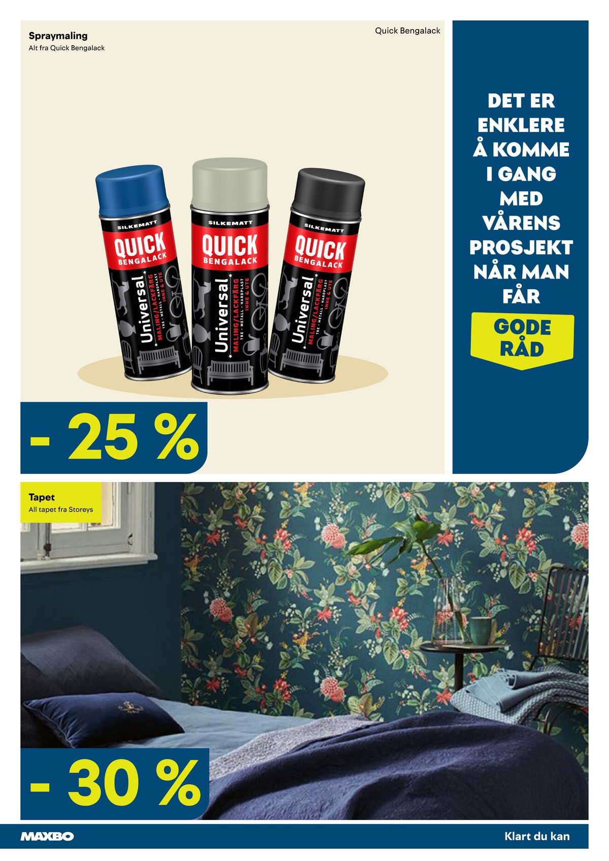Se Maxbo kundeavis for uge 22 på Tilbudsuken.no. Se gode tilbud på mange varer. Les kundeavisen her! Side 13