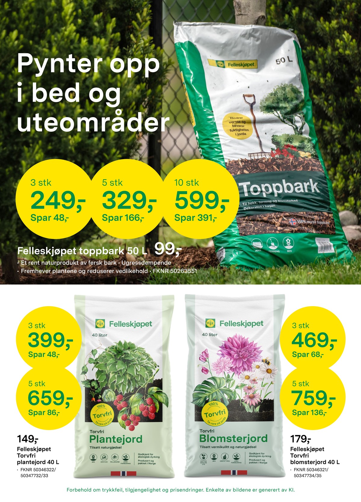 Se Felleskjøpet kundeavis for uge 22 på Tilbudsuken.no. Se gode tilbud på mange varer. Les kundeavisen her! Side 6