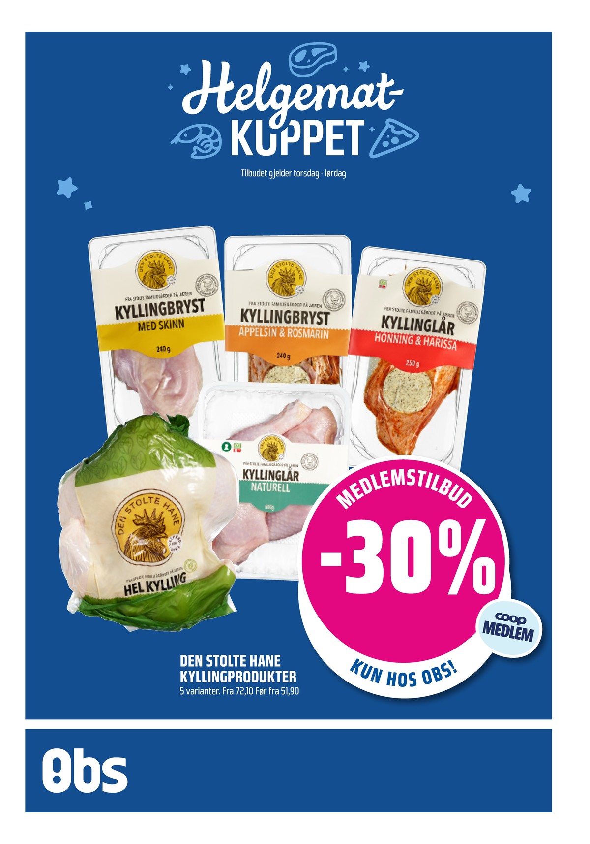 Se Coop Obs kundeavis for uge 22 på Tilbudsuken.no. Se gode tilbud på mange varer. Les kundeavisen her! Side 1