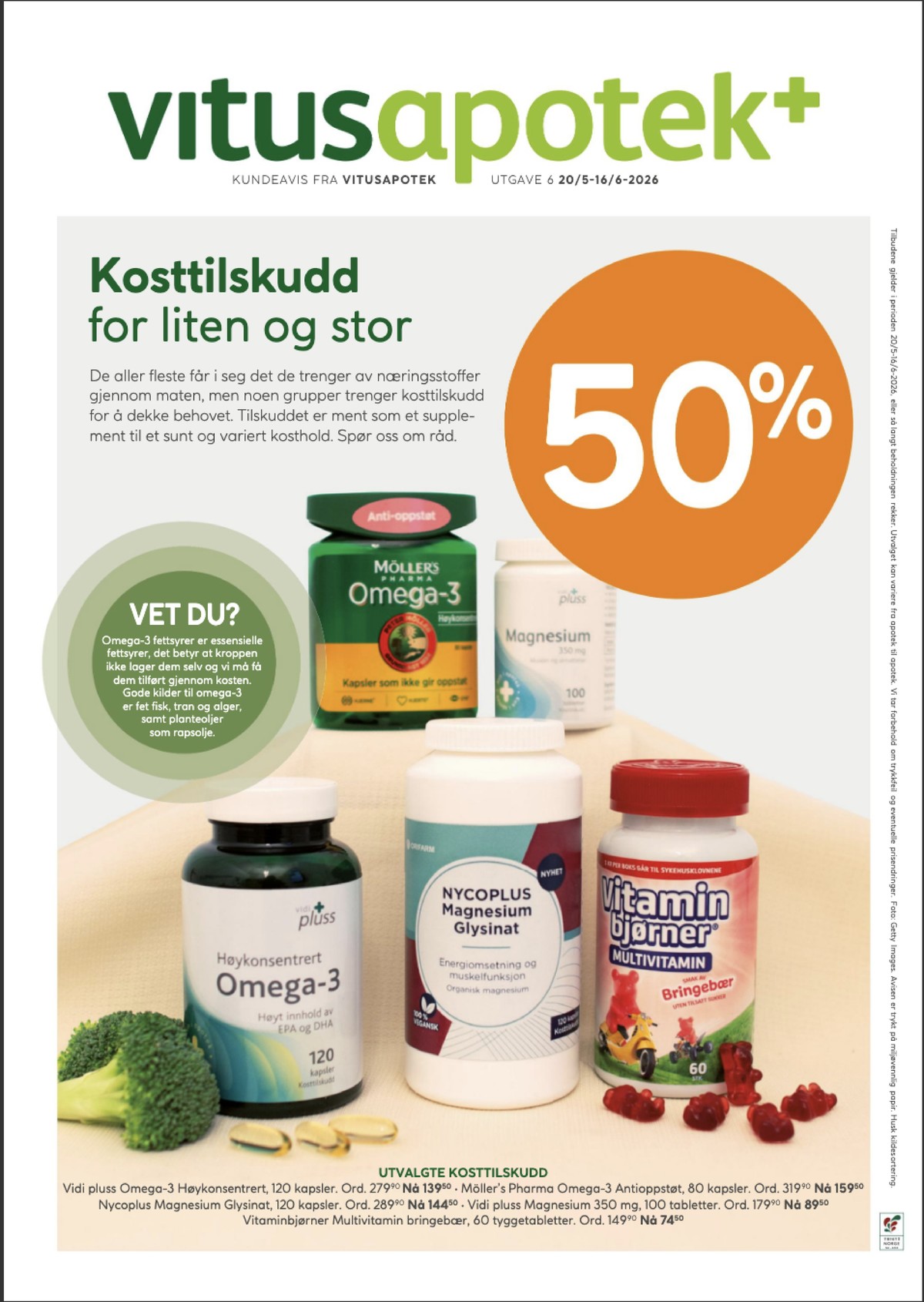 Se Vitus Apotek kundeavis for uge 23 på Tilbudsuken.no. Se gode tilbud på mange varer. Les kundeavisen her! Side 8