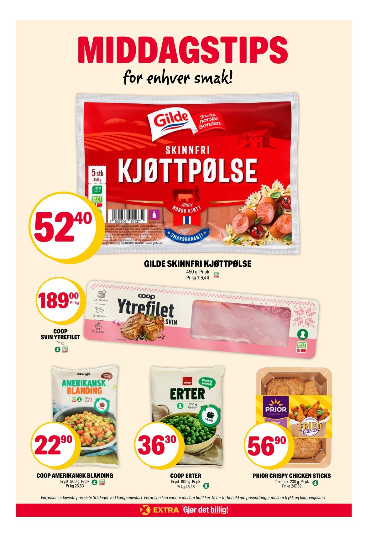 Se Coop Extra kundeavis for uge 23 på Tilbudsuken.no. Se gode tilbud på mange varer. Les kundeavisen her! Side 19