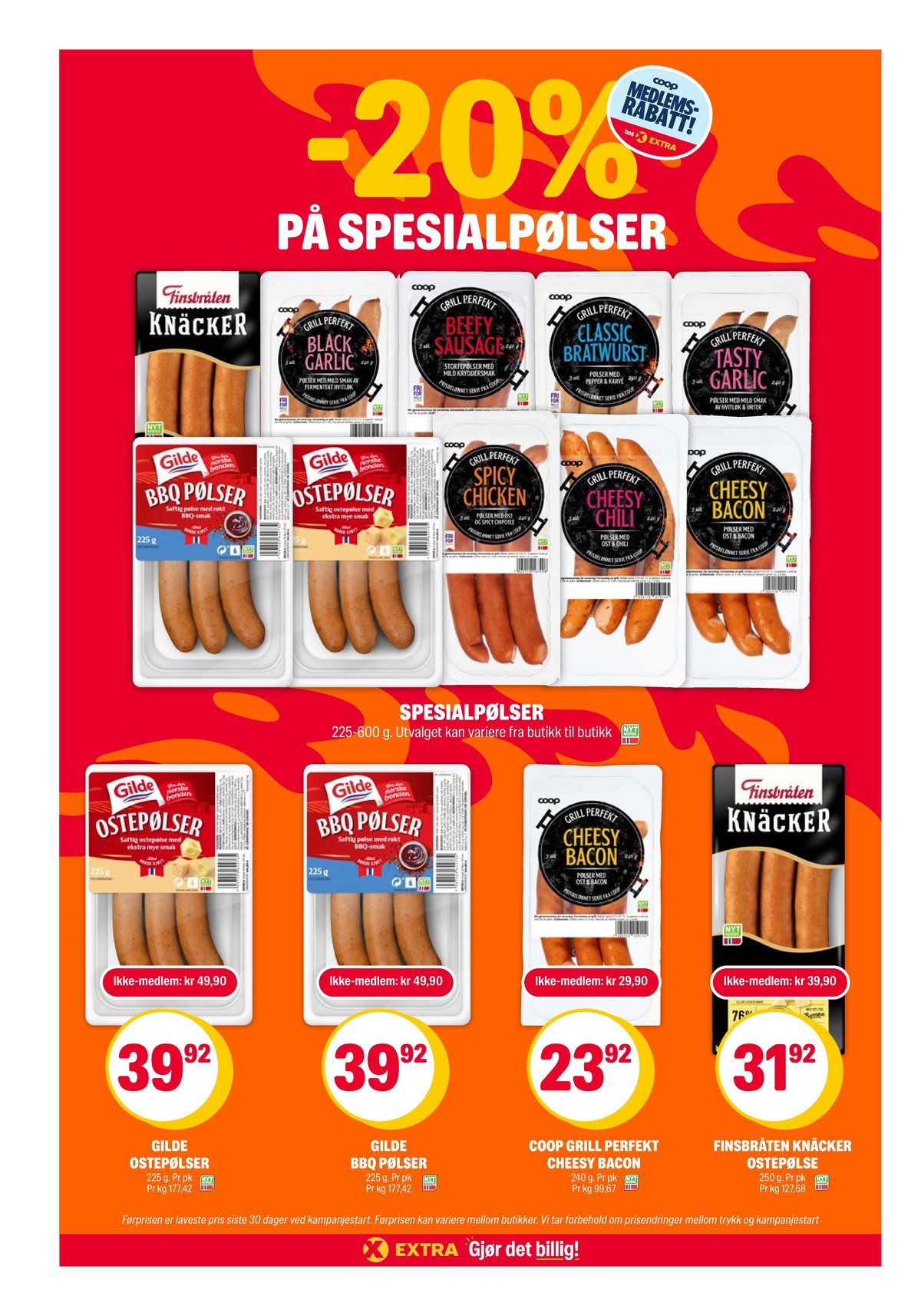 Se Coop Extra kundeavis for uge 23 på Tilbudsuken.no. Se gode tilbud på mange varer. Les kundeavisen her! Side 20