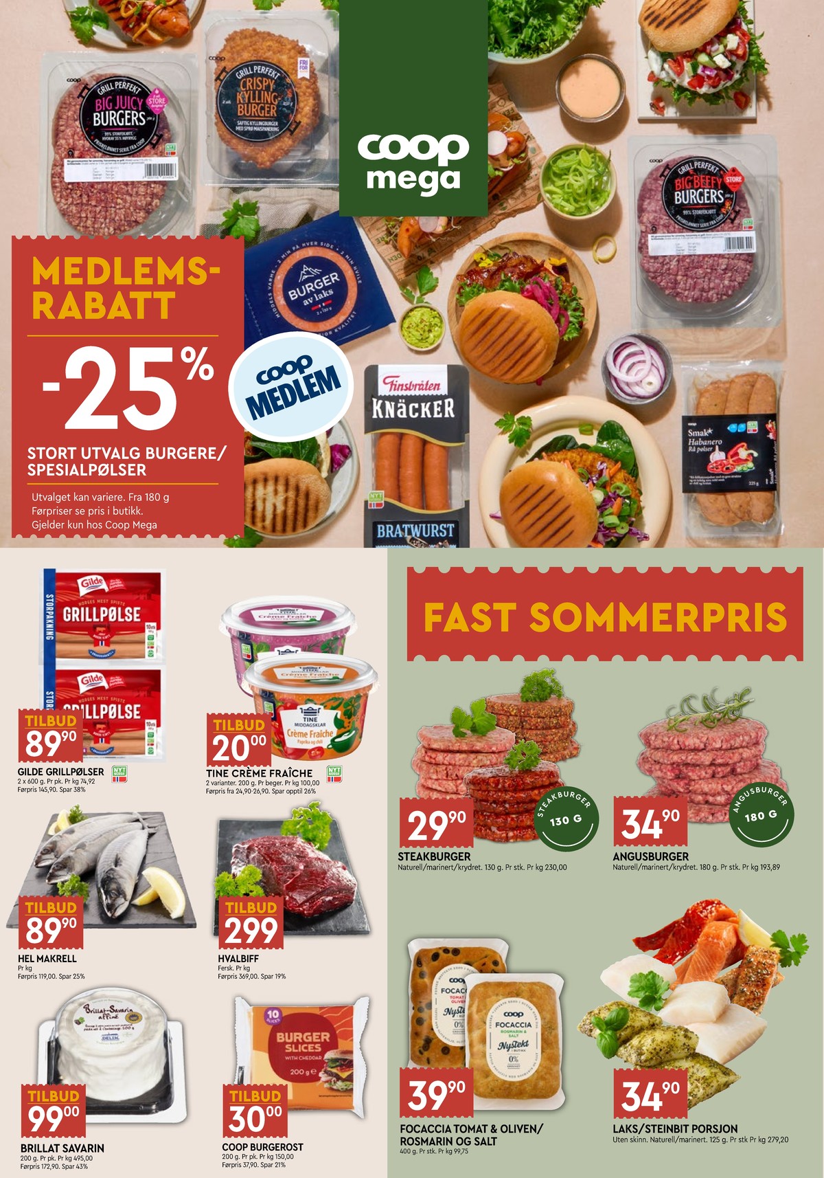Se Coop Mega kundeavis for uge 23 på Tilbudsuken.no. Se gode tilbud på mange varer. Les kundeavisen her! Side 12