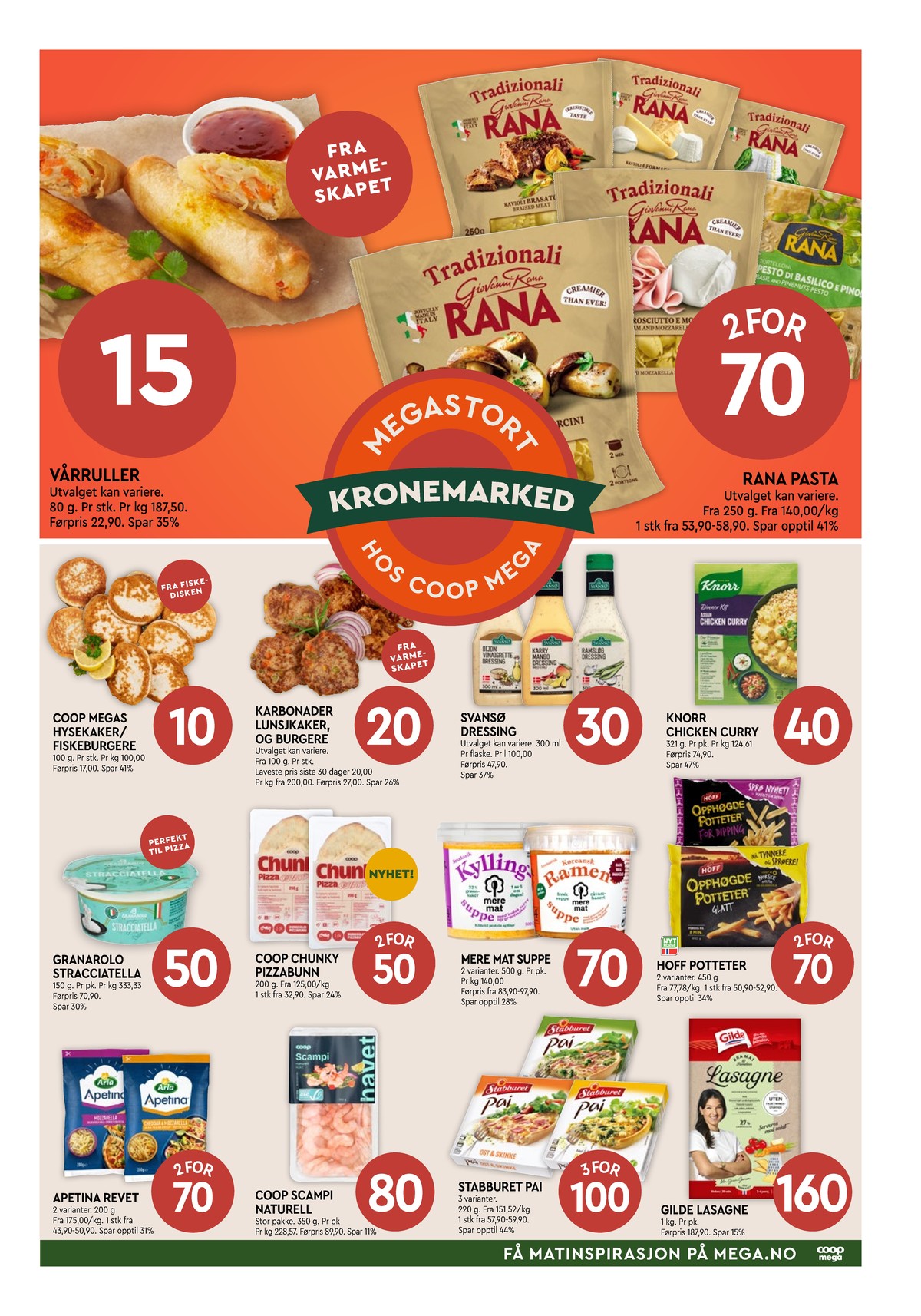 Se Coop Mega kundeavis for uge 23 på Tilbudsuken.no. Se gode tilbud på mange varer. Les kundeavisen her! Side 3