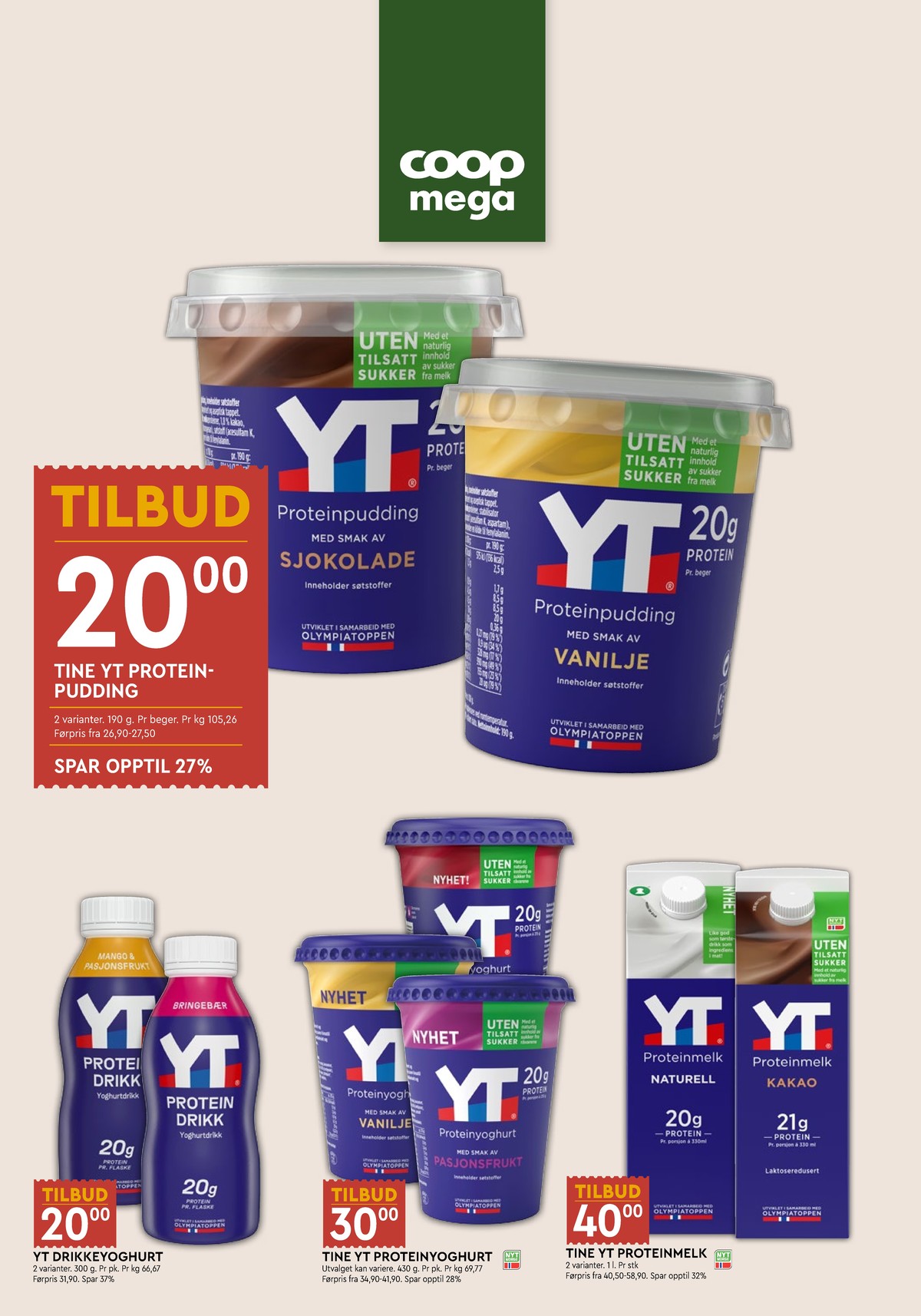 Se Coop Mega kundeavis for uge 23 på Tilbudsuken.no. Se gode tilbud på mange varer. Les kundeavisen her! Side 10