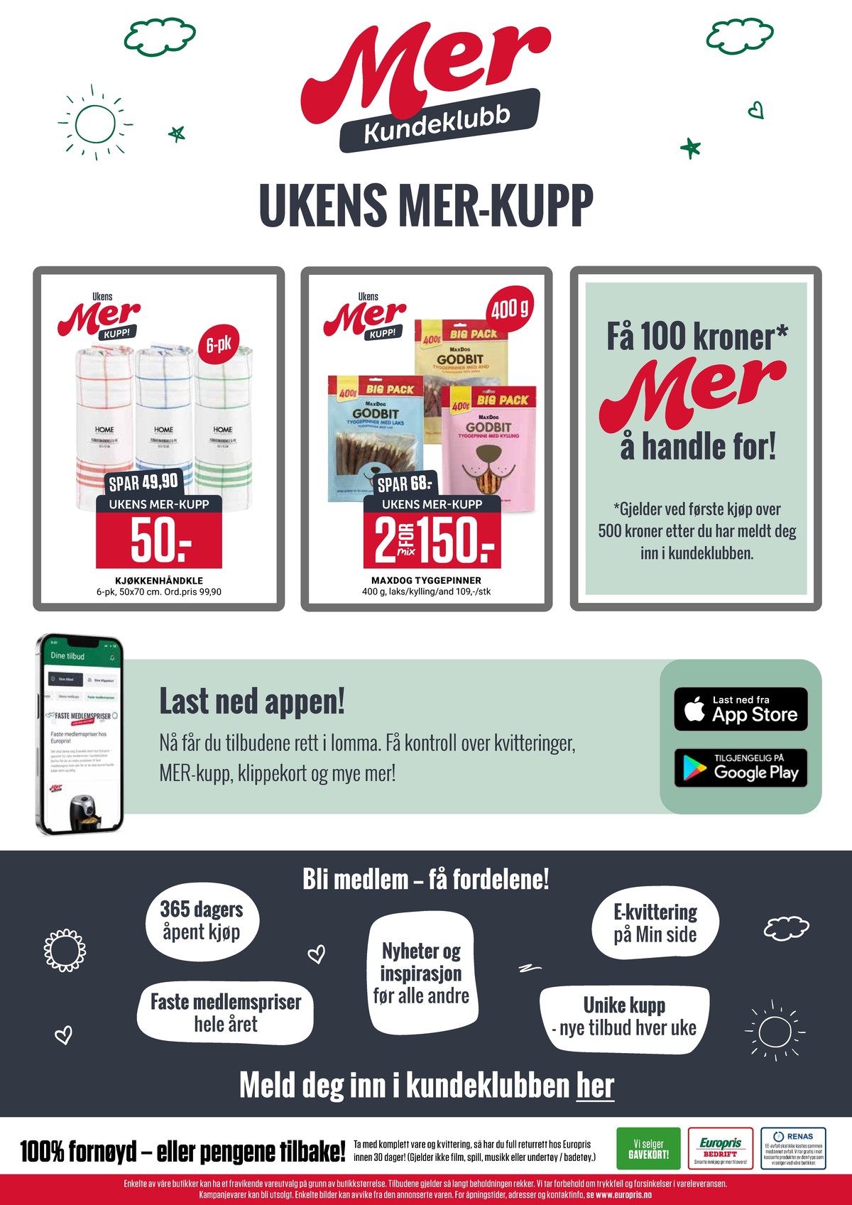 Se Europris kundeavis for uge 23 på Tilbudsuken.no. Se gode tilbud på mange varer. Les kundeavisen her! Side 14