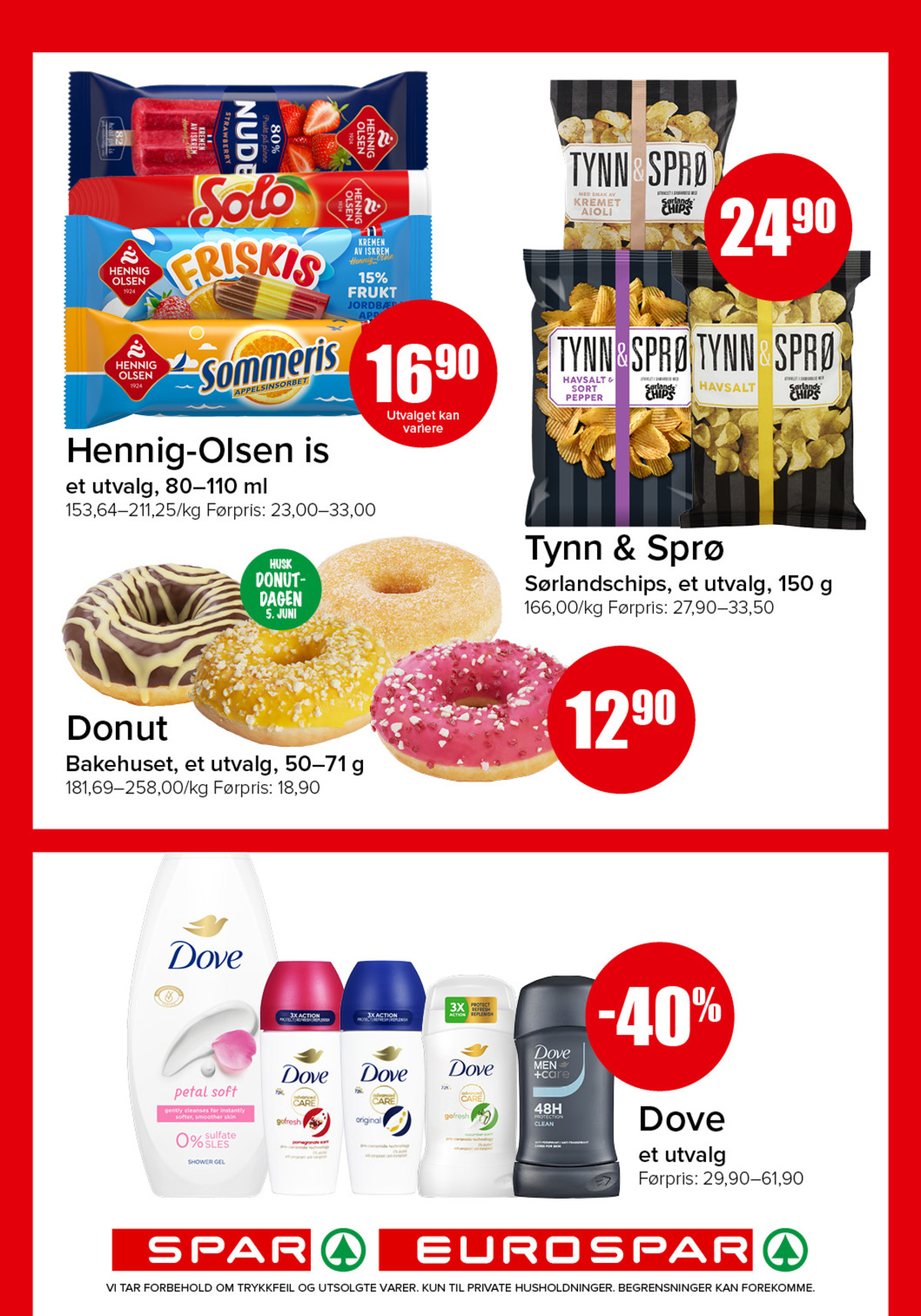 Se Spar - Eurospar kundeavis for uke 23 på Tilbudsuken.no. Se gode tilbud på mange varer, f.eks. chips havsalt & sort pepper tynn & sprø eller chips havsalt tynn & sprø. Les kundeavisen her! Side 13
