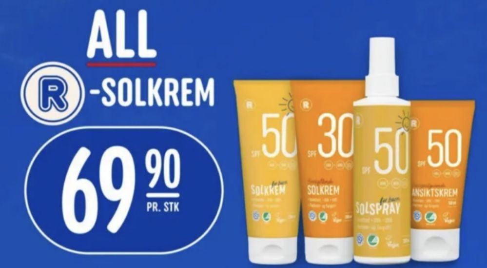 Rema 1000, Solkrem