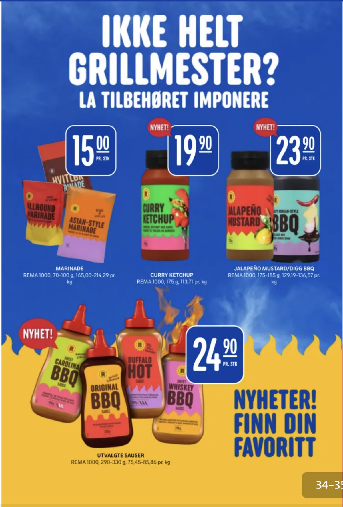Se Rema 1000 kundeavis for uge 23 på Tilbudsuken.no. Se gode tilbud på mange varer. Les kundeavisen her! Side 34