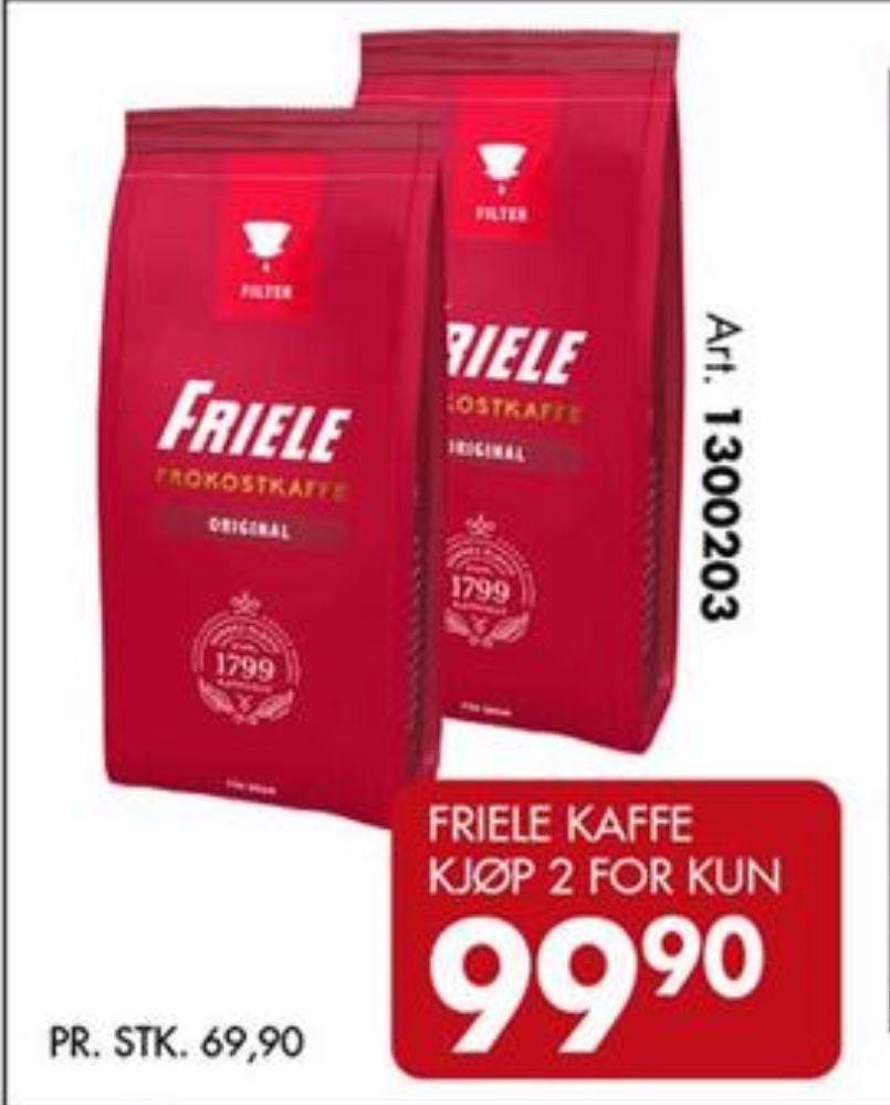 Friele, Kaffe formalet