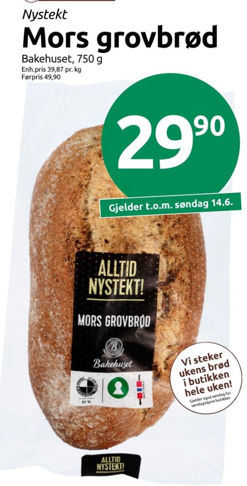 Bakehuset, Mors Grovbrød