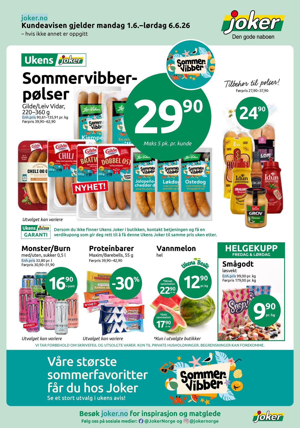 Se Joker kundeavis for uke 23 på Tilbudsuken.no. Se gode tilbud på mange varer, f.eks. grov sennep idun eller sennep bergbys sennep. Les kundeavisen her! Side 1