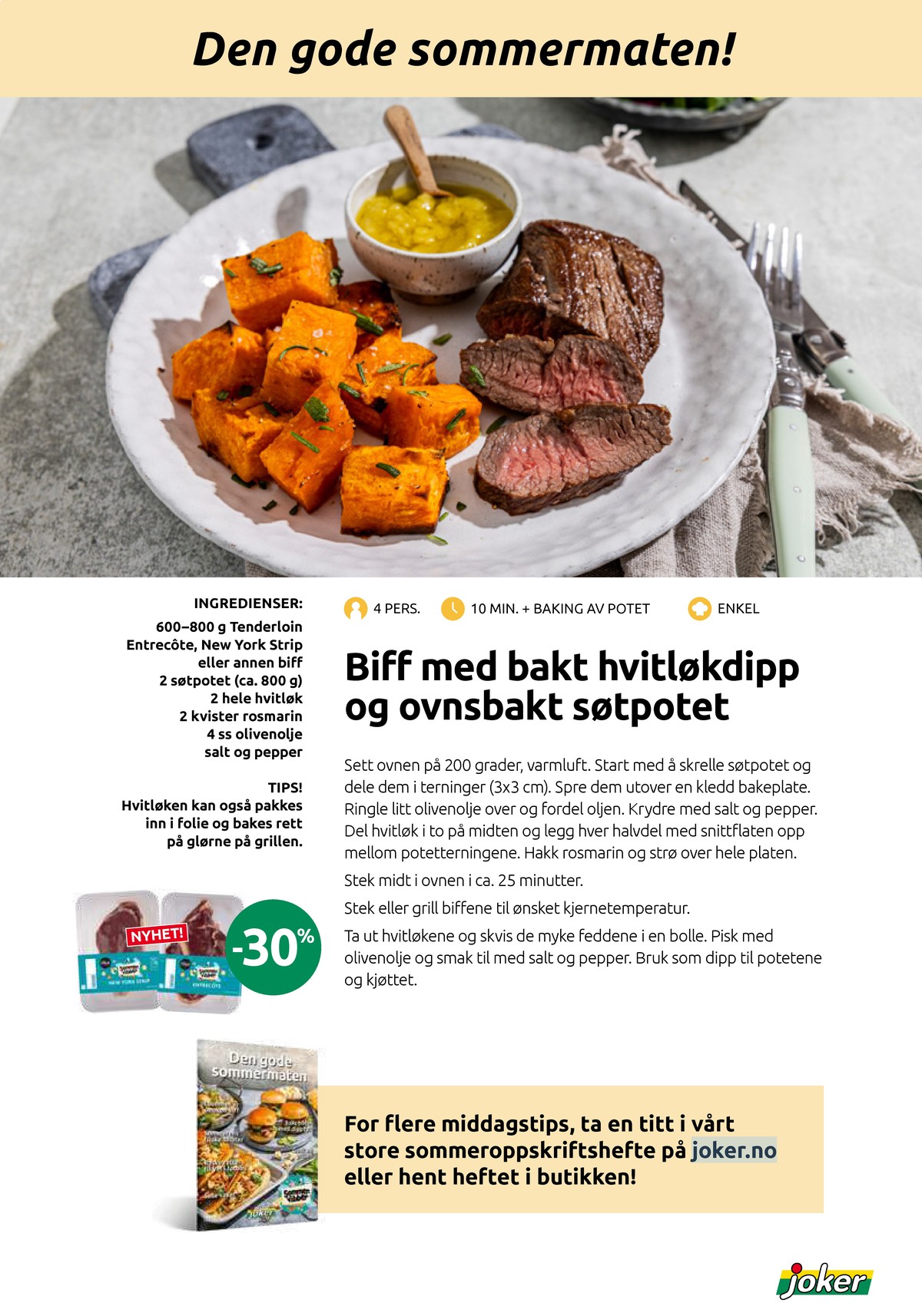 Se Joker kundeavis for uge 23 på Tilbudsuken.no. Se gode tilbud på mange varer. Les kundeavisen her! Side 20