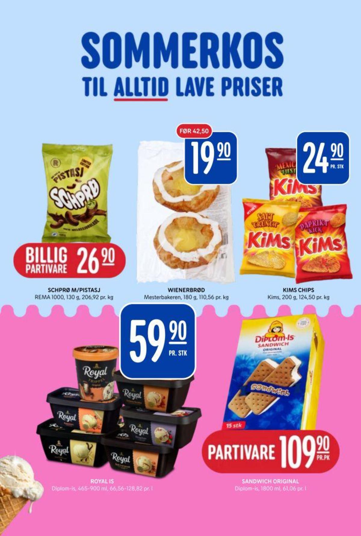 Se Rema 1000 kundeavis for uge 23 på Tilbudsuken.no. Se gode tilbud på mange varer. Les kundeavisen her! Side 16