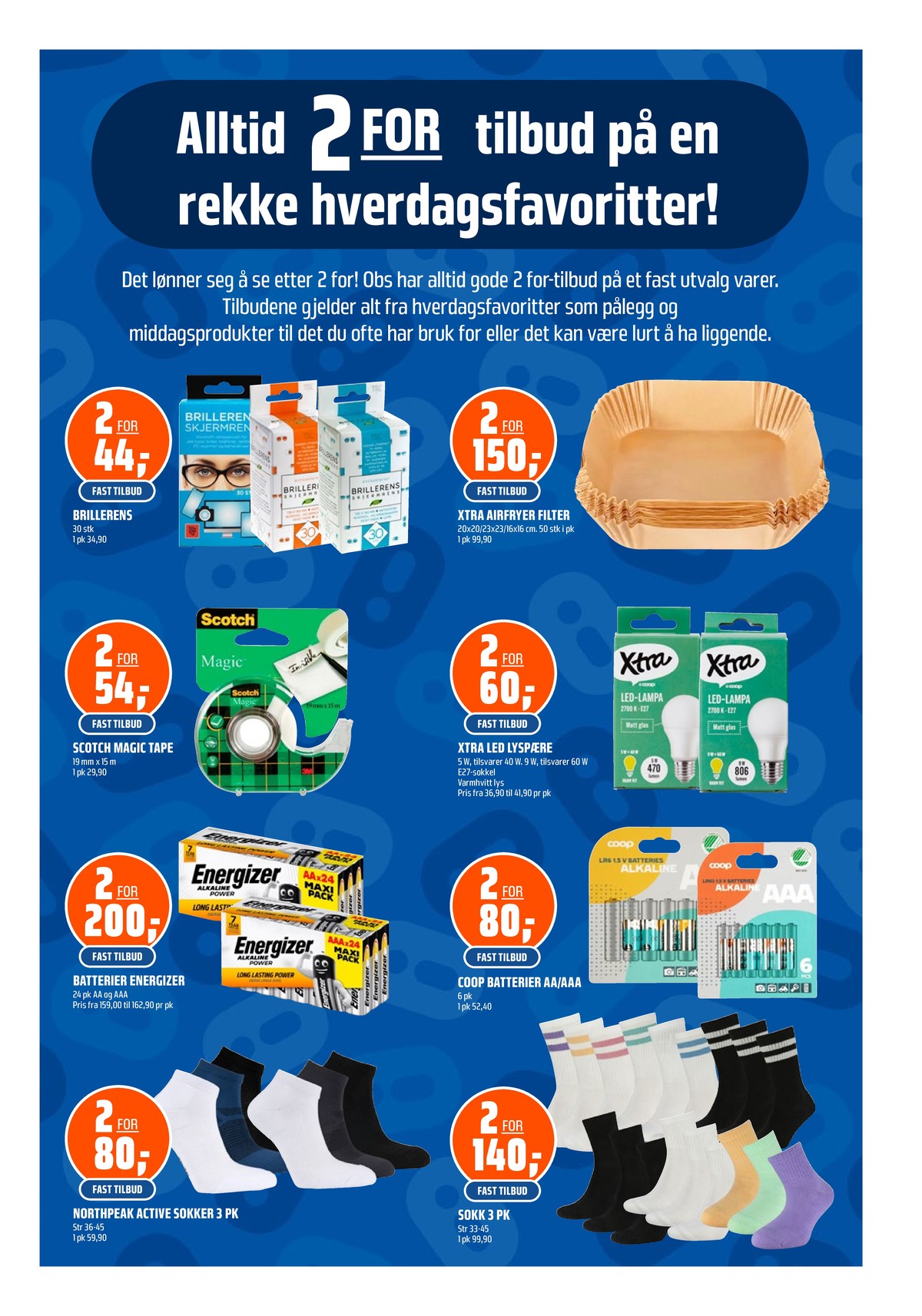 Se Coop Obs kundeavis for uge 23 på Tilbudsuken.no. Se gode tilbud på mange varer. Les kundeavisen her! Side 25