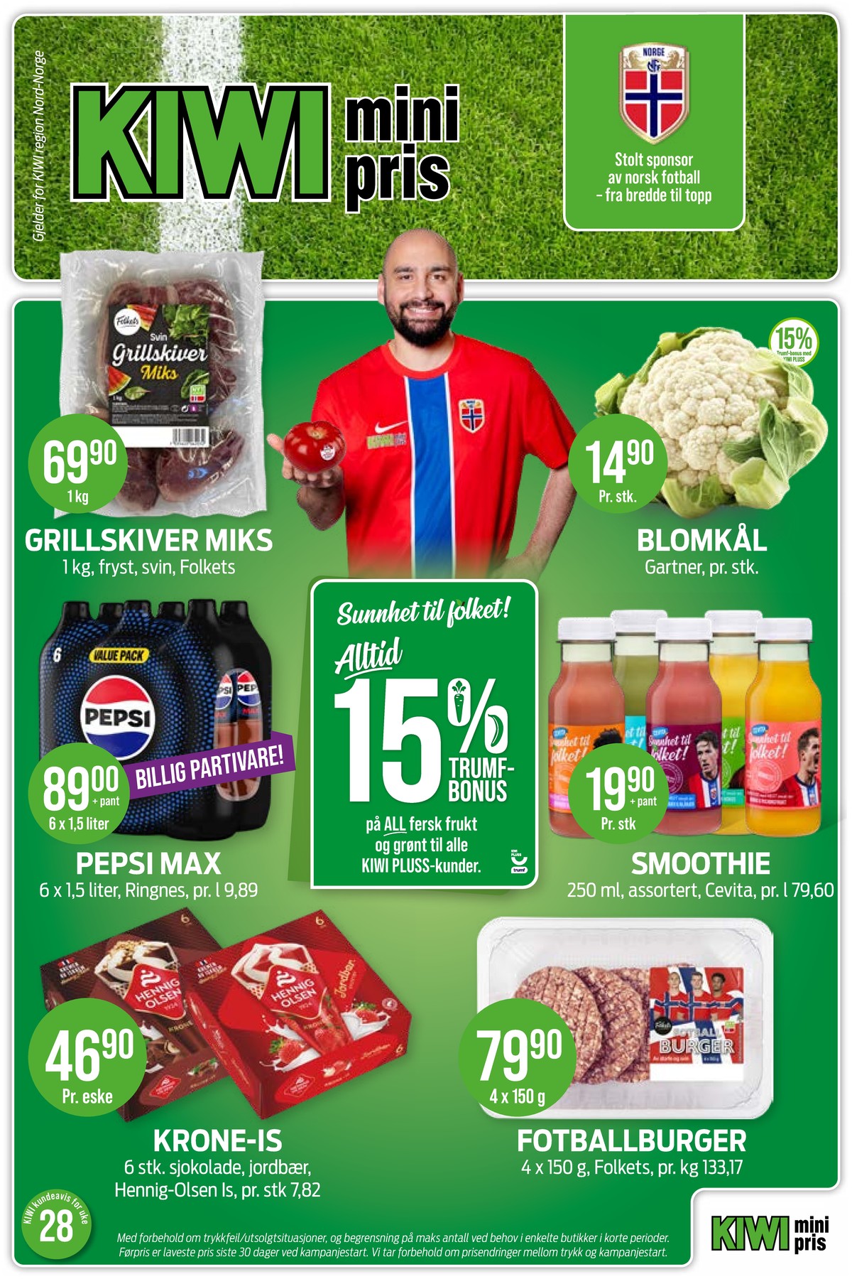 Se Kiwi kundeavis for uge 23 på Tilbudsuken.no. Se gode tilbud på mange varer. Les kundeavisen her! Side 1